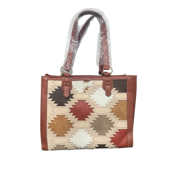 NWT! Catchfly‎ Studio Southwest Aztec Western Concealed Carry Tote Bag - Picture 2 of 8